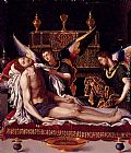 Alessandro Allori Dead Christ Attended By Two Angels painting